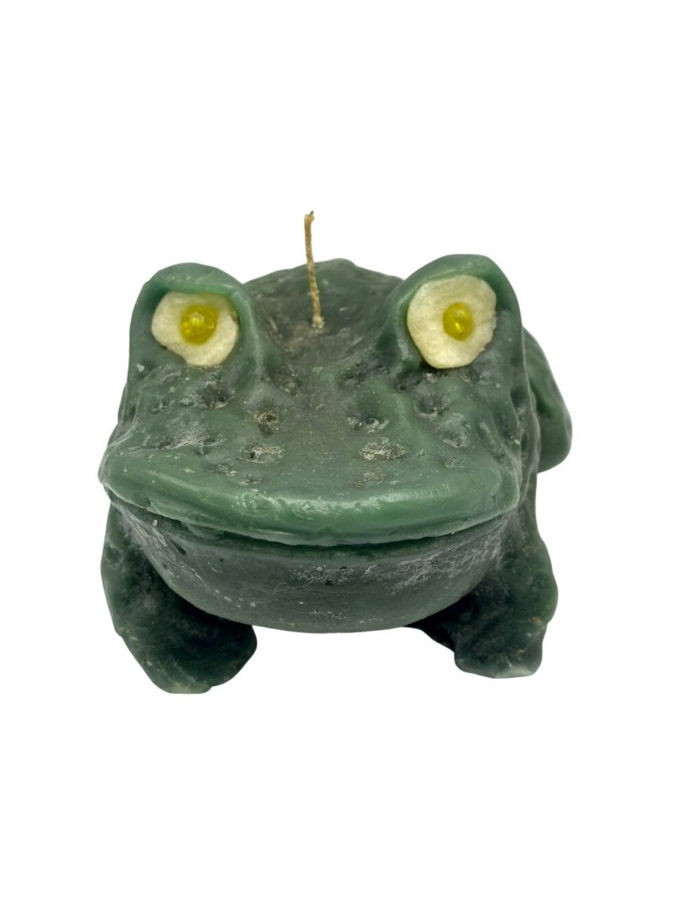 Vintage Frog Toad Wax Candle Retro Adorable Charming NEW! 70's 1970's